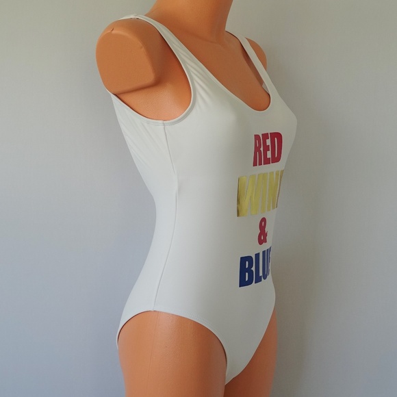 California Waves One Piece White Swimsuit NWT - Picture 2 of 4